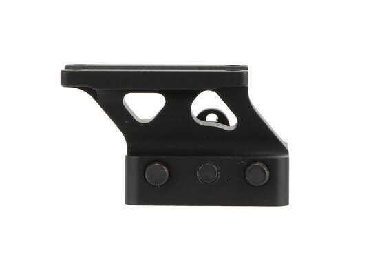 The Trijicon MRO red dot mount features four mounting screws for a secure lock up